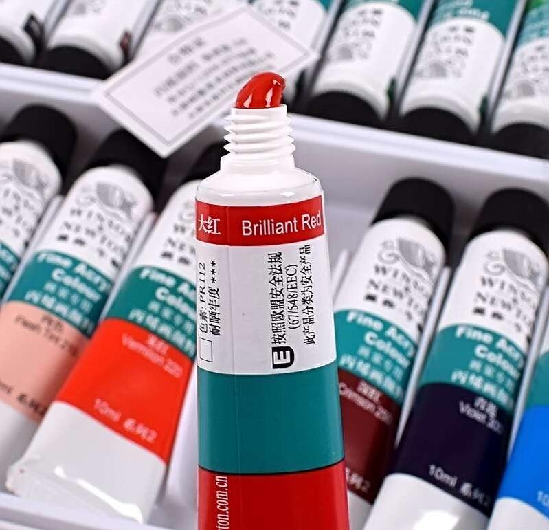 Професійний набір акрилових фарб Winsor & Newton 24 кольори в тубах по 10 мл. (WN-A083/24) - фото 3