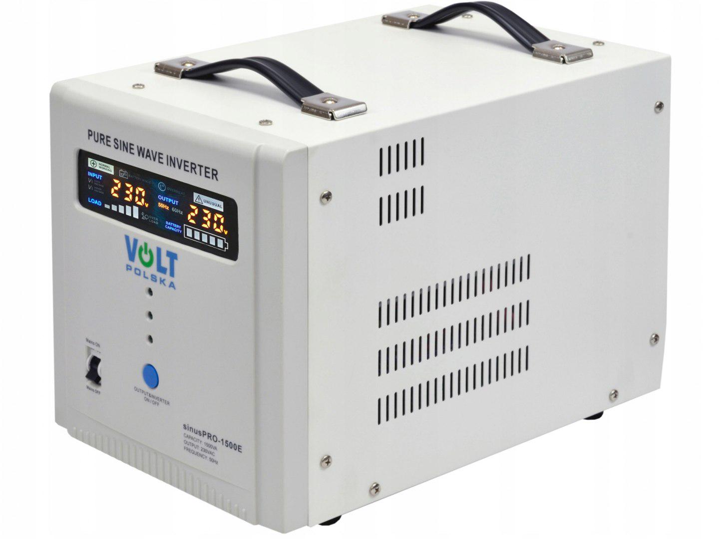 Источник бесперебойного питания Volt Polska Sinus PRO 1500E 12 V 230 V