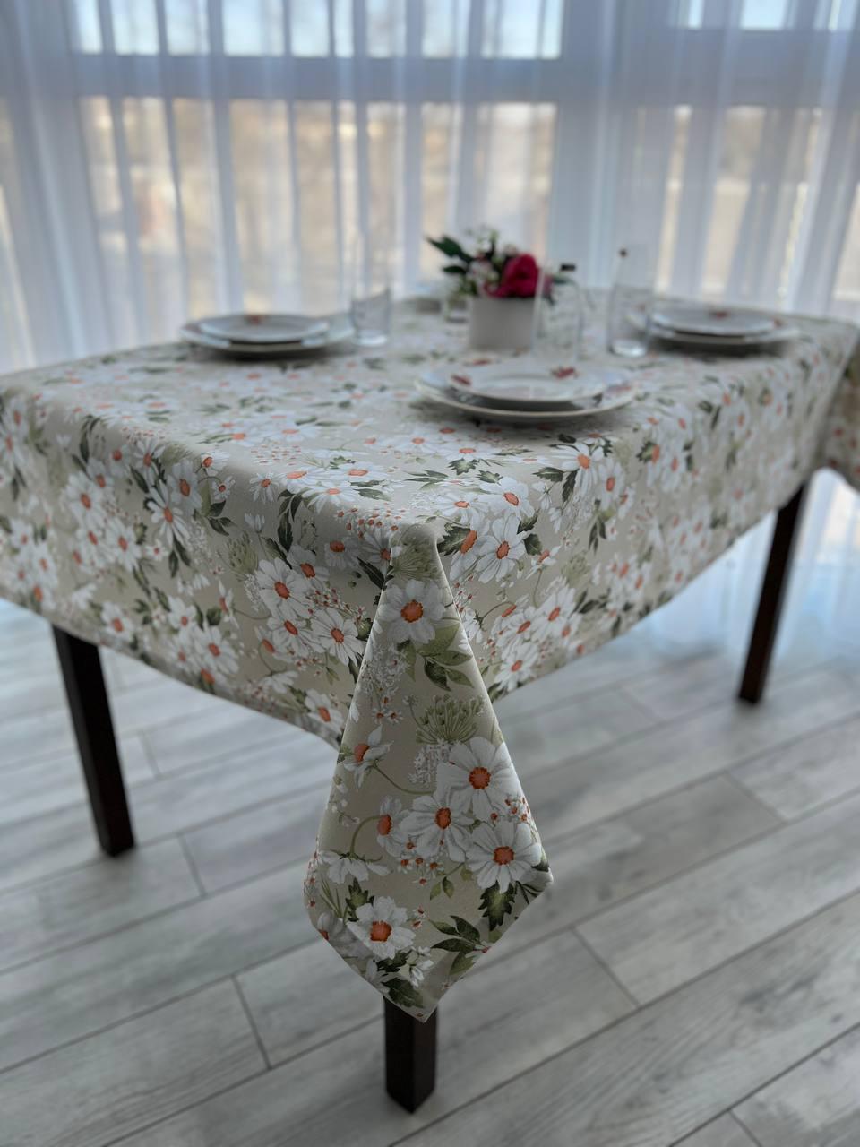 Скатерть водоотталкивающая тефлоновая прямоугольная 140x170 см (300111-p2)