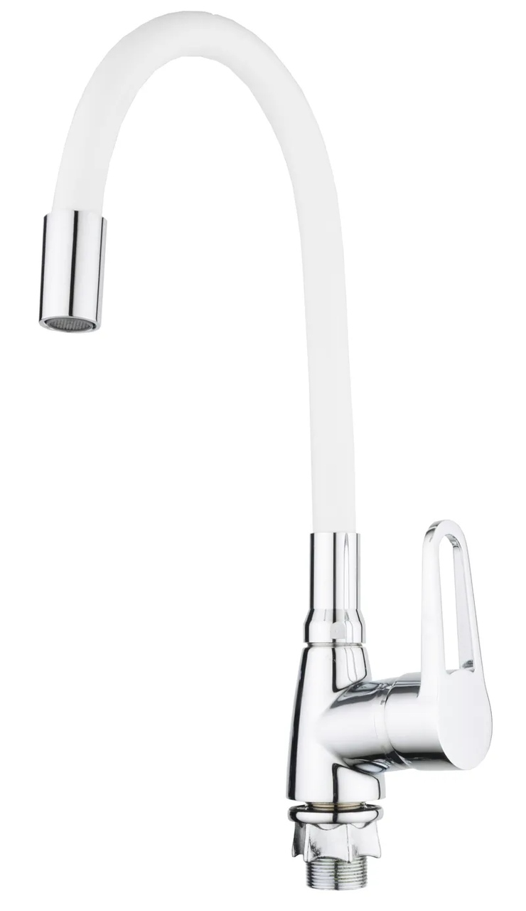 Смеситель для кухни MIXXUS Elba 014 Nut MI6310 без подвода Reflector White (2696539653)