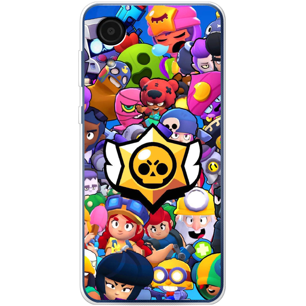 Чохол BoxFace Samsung Galaxy A03 Core (A032) Brawl Stars Прозорий силікон (43939-up2389-43939)
