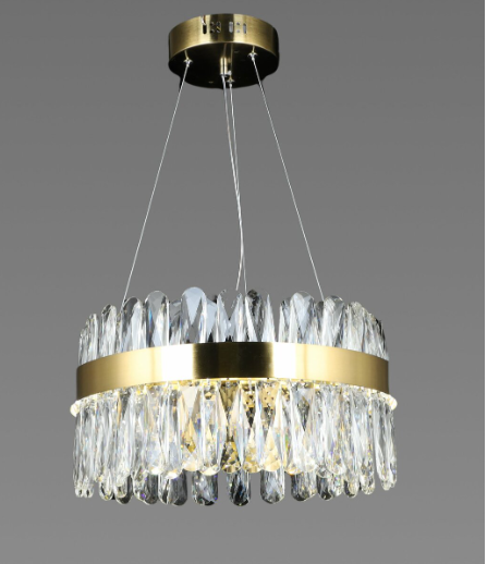 Люстра светодиодная Sirius с затемненным плафоном 50 Вт 40 см (23741821)