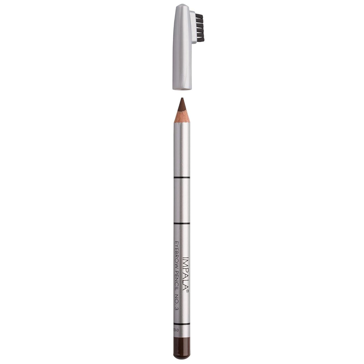 Карандаш для бровей с щеточкой Impala №03 Brown (818)