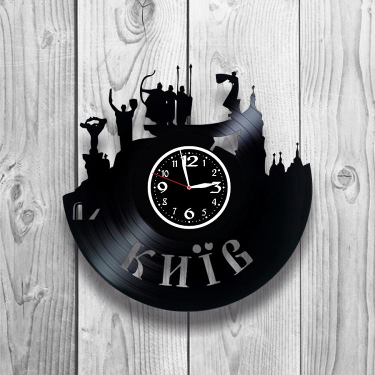 Часы настенные Киев 0300 из виниловой пластинки