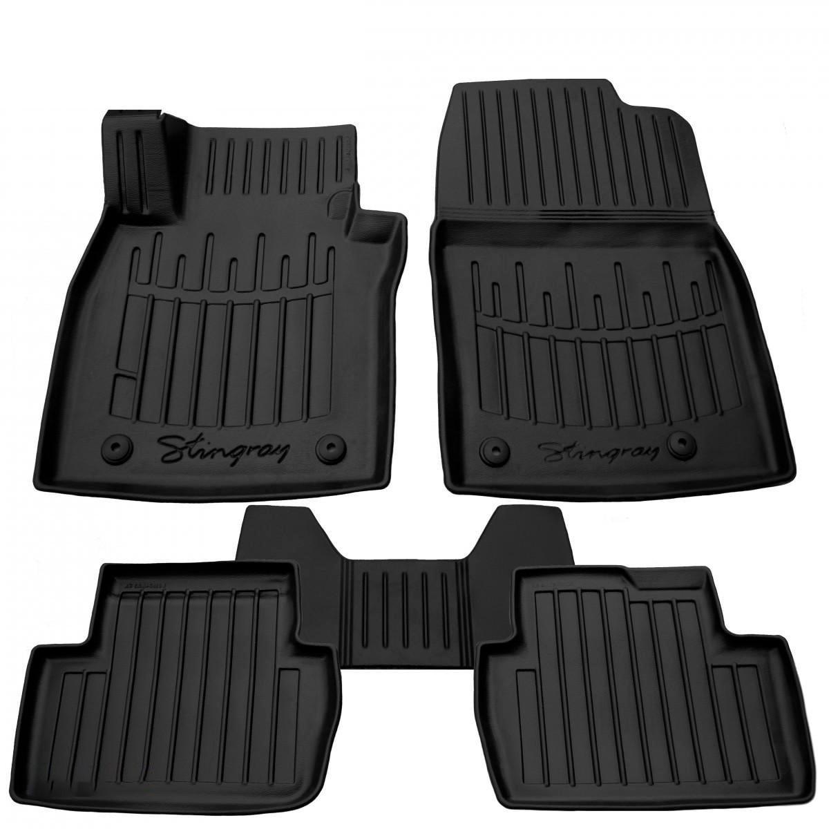 Коврики автомобильные в салон Stingray для Skoda Octavia A5 2004-2013/Volkswagen Golf V/VI 2003-2012/Jetta 2005-2010 резина Черный (5020045)