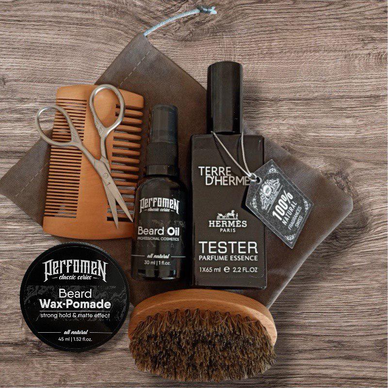 Набор для бороды масло/парфюм/воск ( 00101В) - фото 2 Набор для бороды масло/парфюм/воск ( 00101В) - фото 2