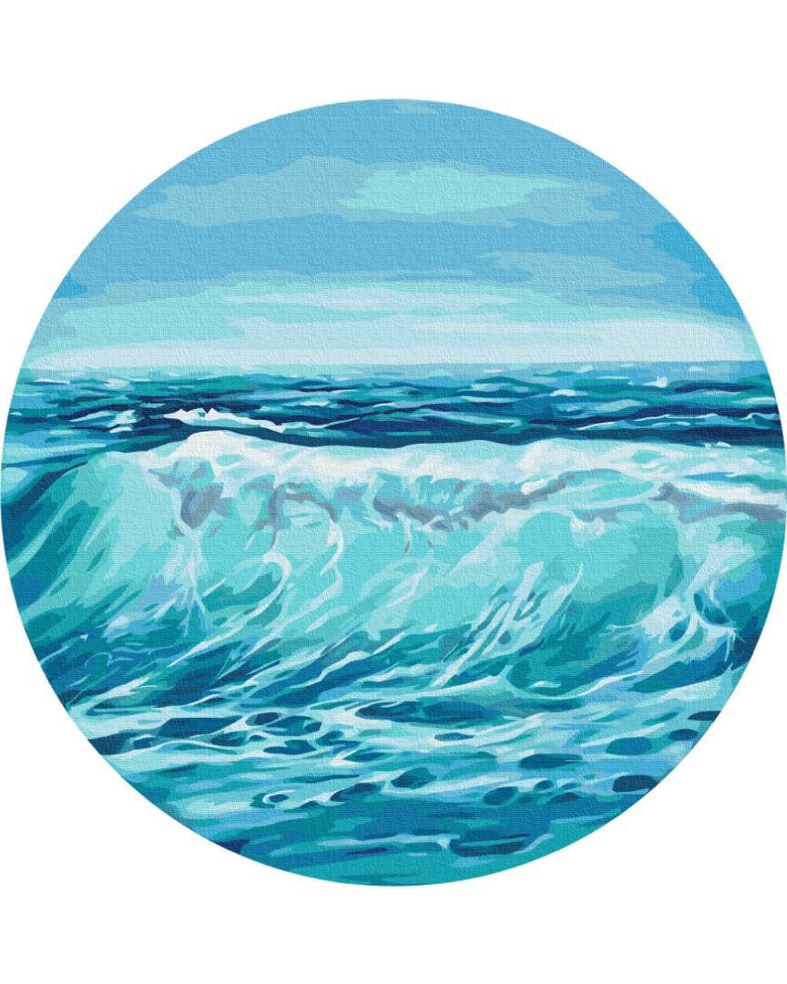 Картина по номерам Brushme Волна 40 см (RC00065L)
