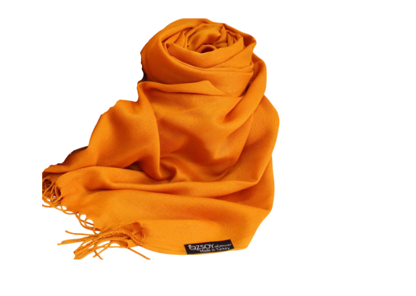 Шарф женский палантин/хлопок однотонный 180х70 см