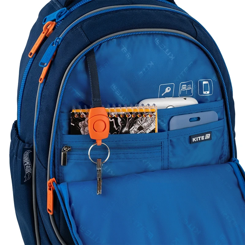 Рюкзак школьный ортопедический KITEEducation Hot Wheels HW25-724S (HW25-724S- KM еп) - фото 9 Рюкзак школьный ортопедический KITEEducation Hot Wheels HW25-724S (HW25-724S- KM еп) - фото 9