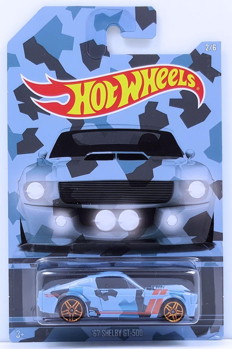 Игрушечная машинка Hot Wheels 67 Shelby GT-500 2015 Camouflage 2/6 Walmart Exclusive (DFL83)