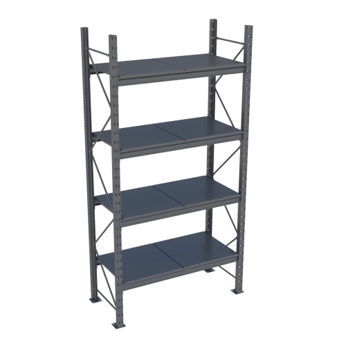 Стелаж Modern-Expo Mini Rack з металевими полицями основна секція 4 рівні 2584х1240х615 мм (3-3-18) - фото 1