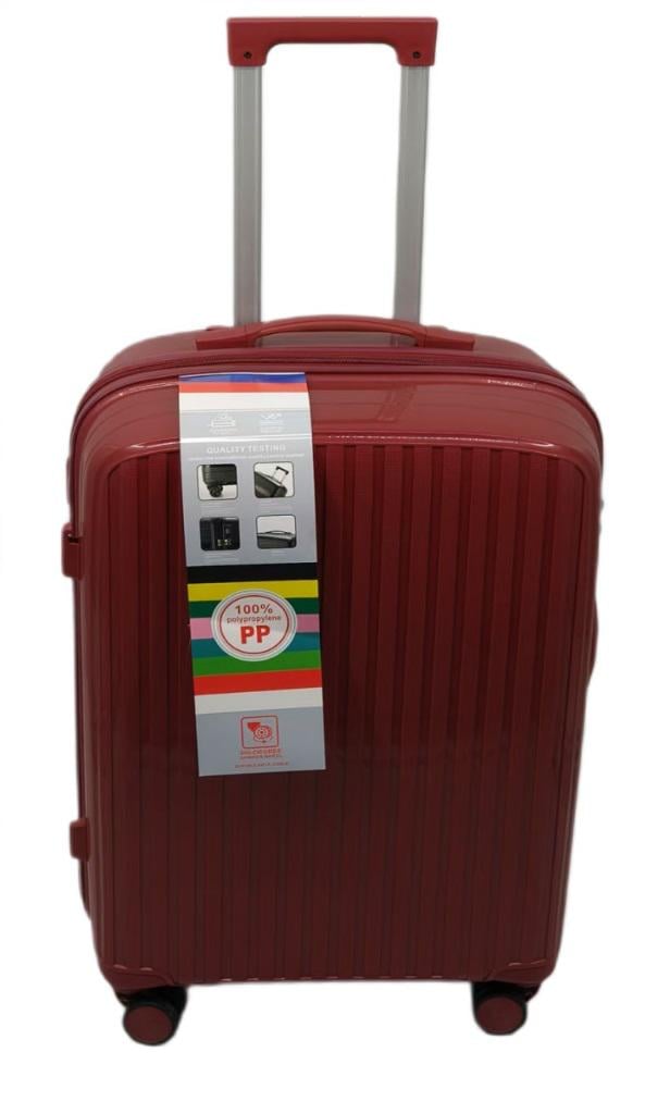 Комплект чемоданов на колесах Gems 1 Ruby 3 шт. Красный (2104619225)
