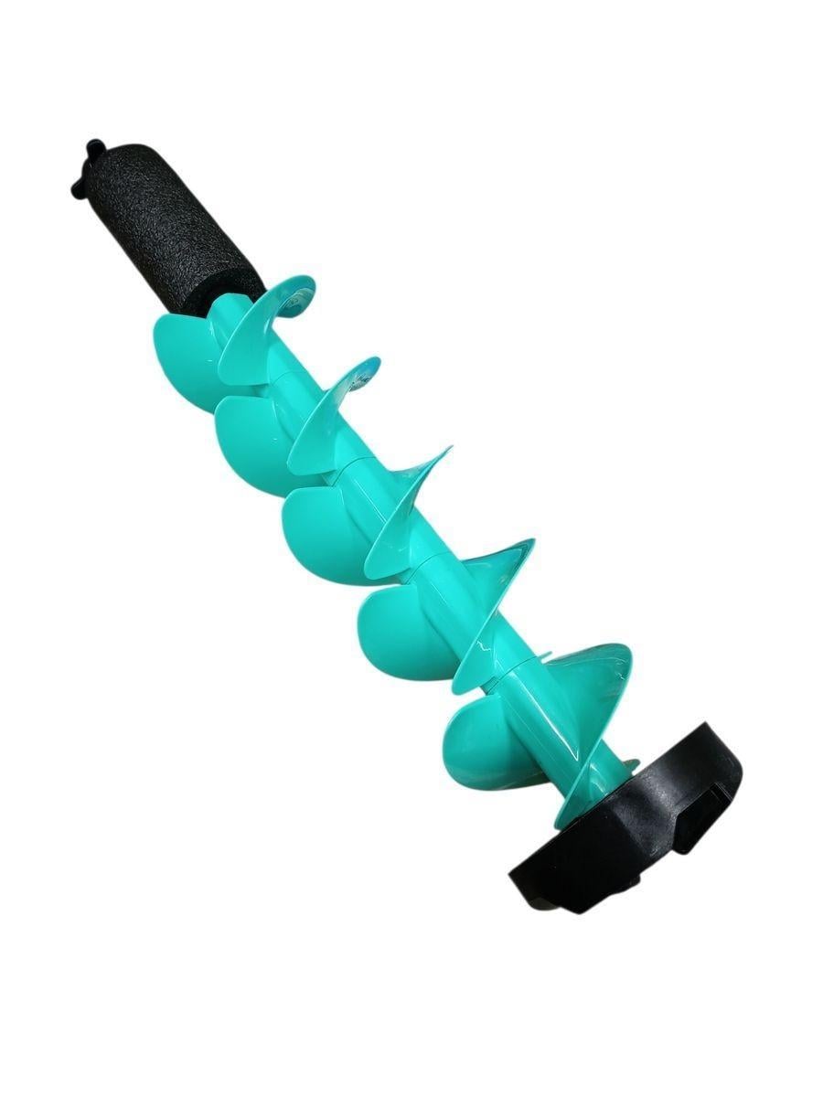 Шнек для льда 200мм VEVOR Ледобур нейлоновый 20x80 см под шуруповерт, подледная рыбалка