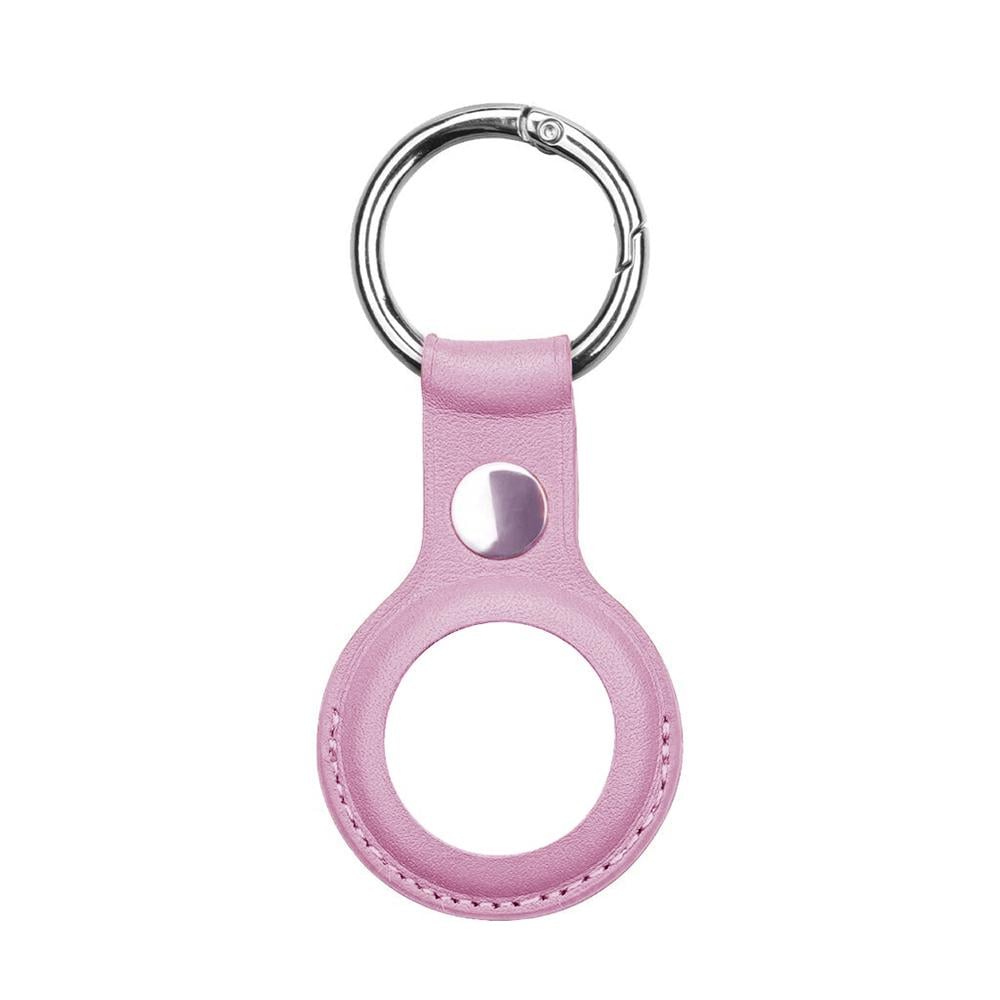 Чехол-брелок PRC Mutural Leather case for AirTag Pink