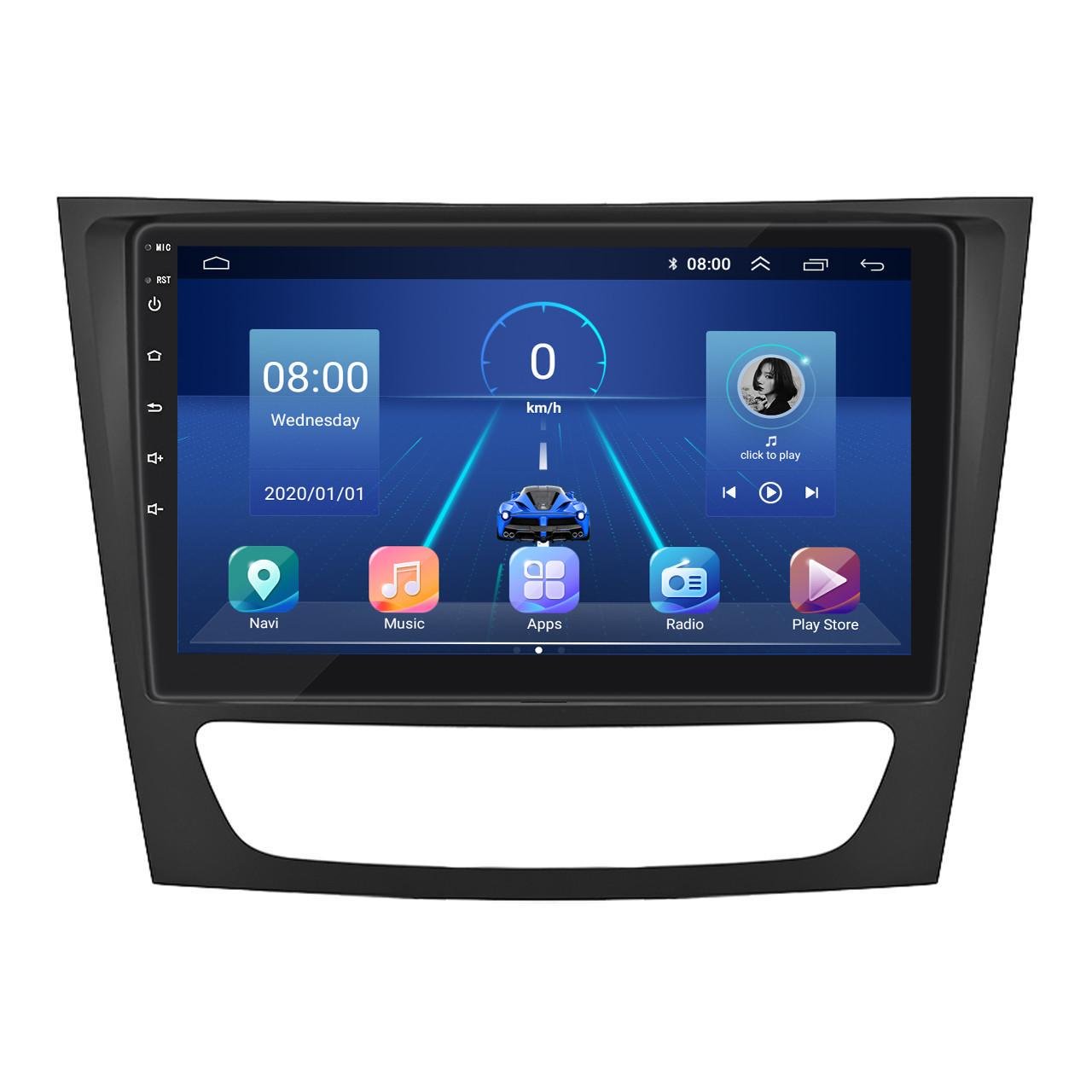 Автомагнитола штатная Lesko для Mercedes-Benz CLS I C219 2004-2008 9" 6/128Gb 4G Wi-Fi GPS Top MOB Автомагнитола штатная Lesko для Mercedes-Benz CLS I C219 2004-2008 9" 6/128Gb 4G Wi-Fi GPS Top MOB