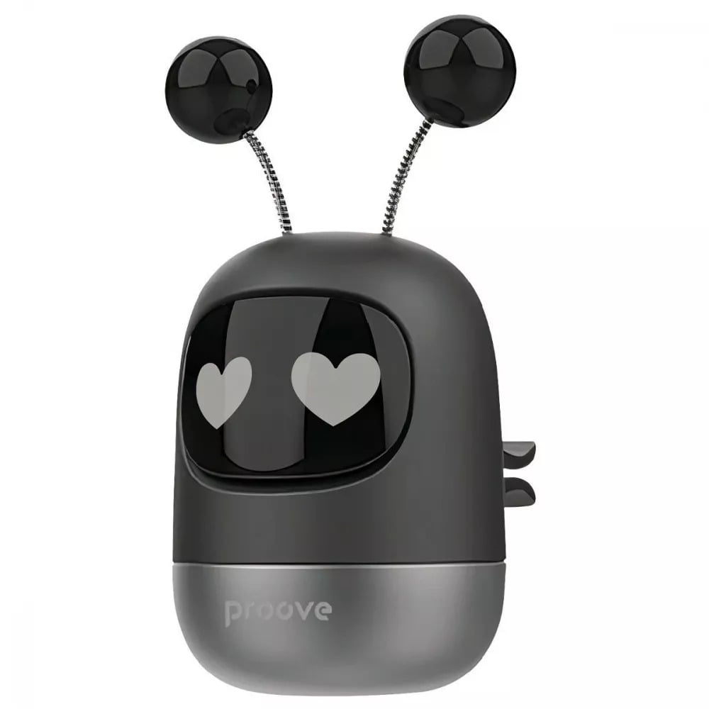 Ароматизатор для авто Proove Emoji Robot lovely на дефлектор Чорний (27316856)