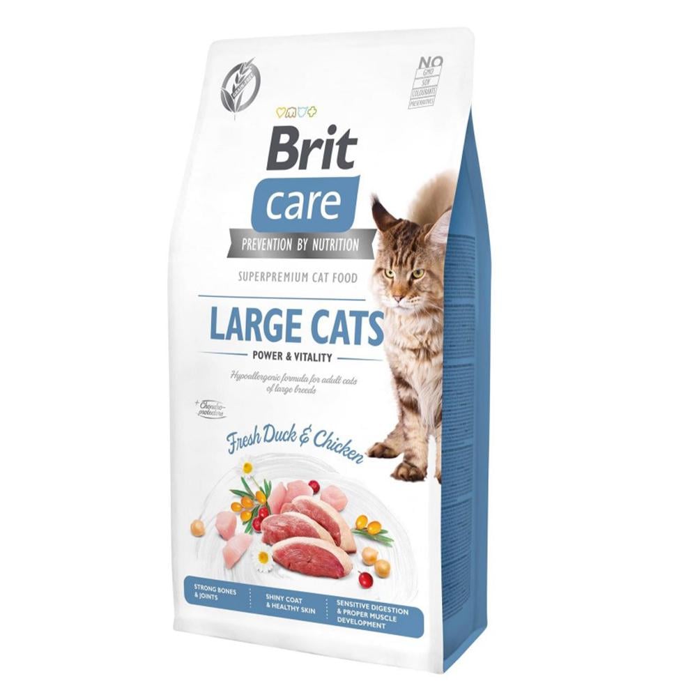 Сухой корм для котов Brit Care Cat GF Large cats Power & Vitality - 2 кг - фото 2 Сухой корм для котов Brit Care Cat GF Large cats Power & Vitality - 2 кг - фото 2