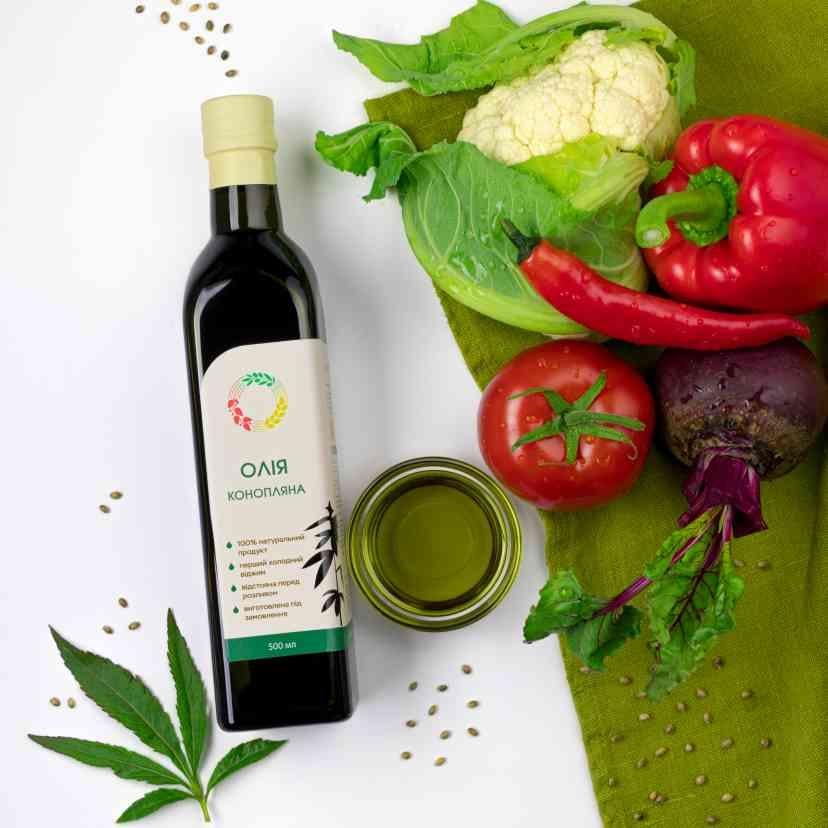 Масло из семян конопли Земледар 200 мл (1638502184) - фото 2