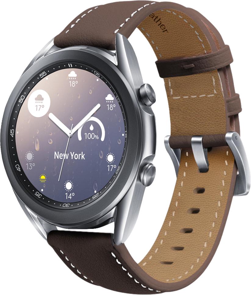 Ремешок кожаный Folsa для Galaxy Watch 3 41 мм Dark Brown (31515-05)