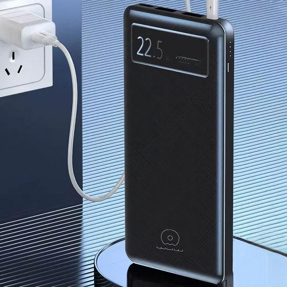Повербанк WUW-Y100 22,5W 20000 mah Чорний (2627) - фото 4 Повербанк WUW-Y100 22,5W 20000 mah Чорний (2627) - фото 4