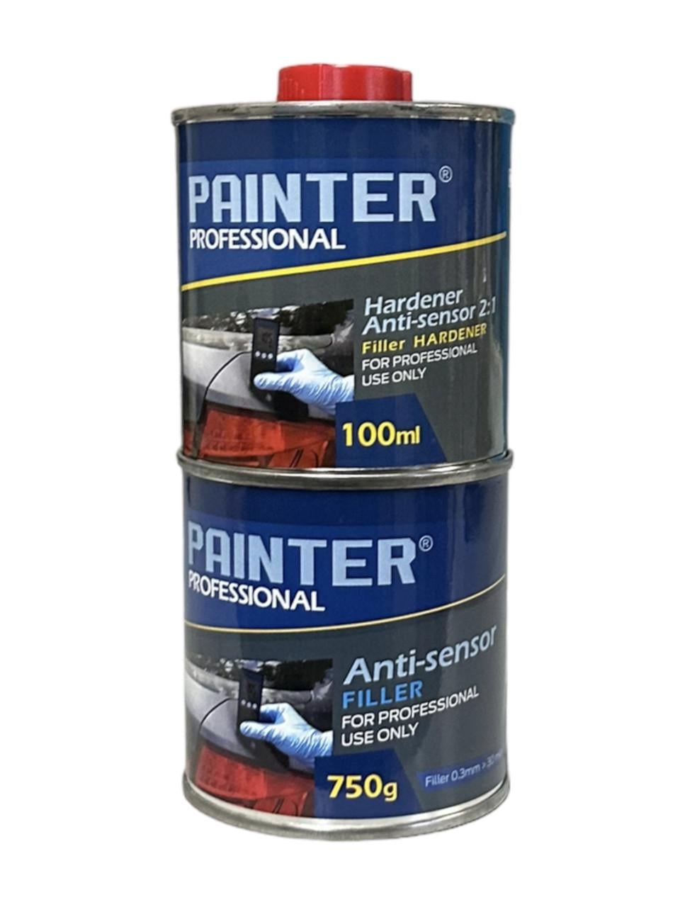 Грунт акриловый под прибор Painter Professional Anti-sensor Filler 0,75 кг и отвердитель 0,1 л