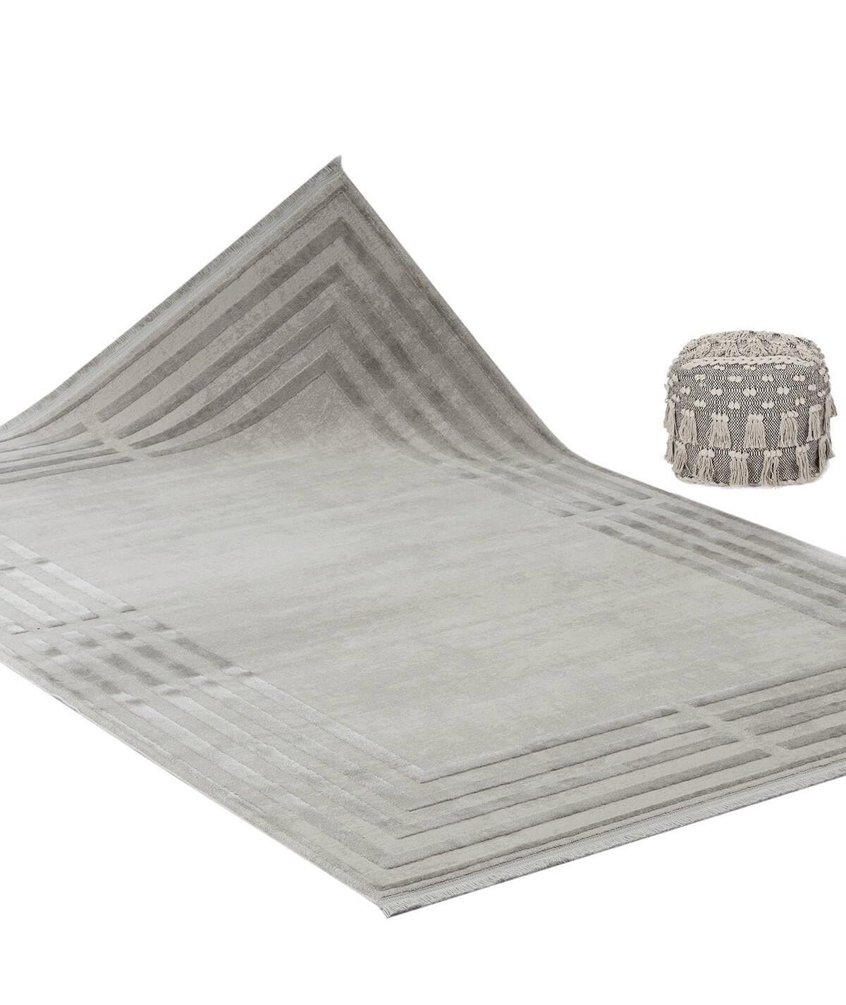 Килим акриловий Taboo Plus af48e 200x290 см Grey (94362029) - фото 2
