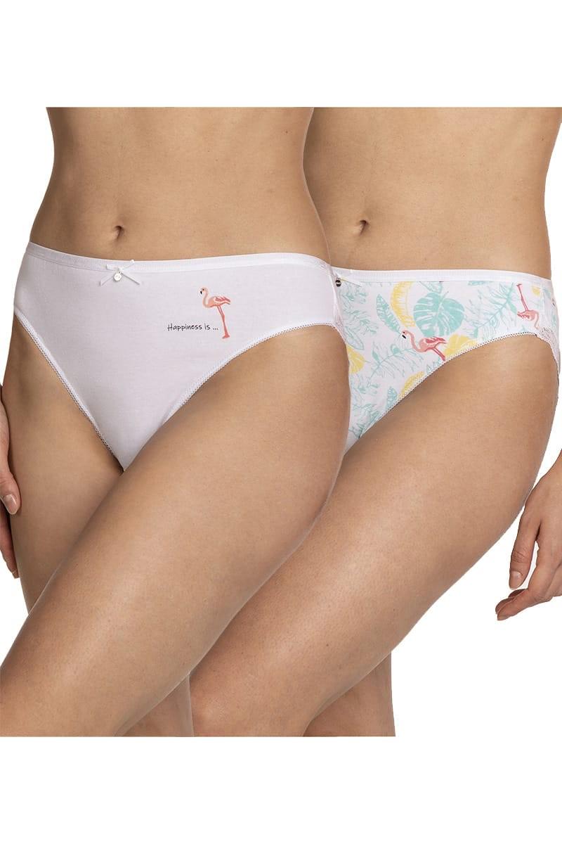 Трусики сліп Lama р. 6/XXL 2 шт. мікс Білий (74476)