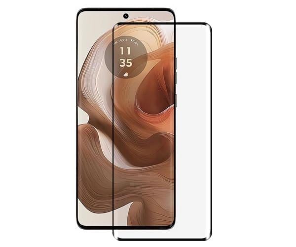 Защитное стекло Full Screen Full Glue 3D Tempered Glass для Motorola Edge 50 Fusion, Black