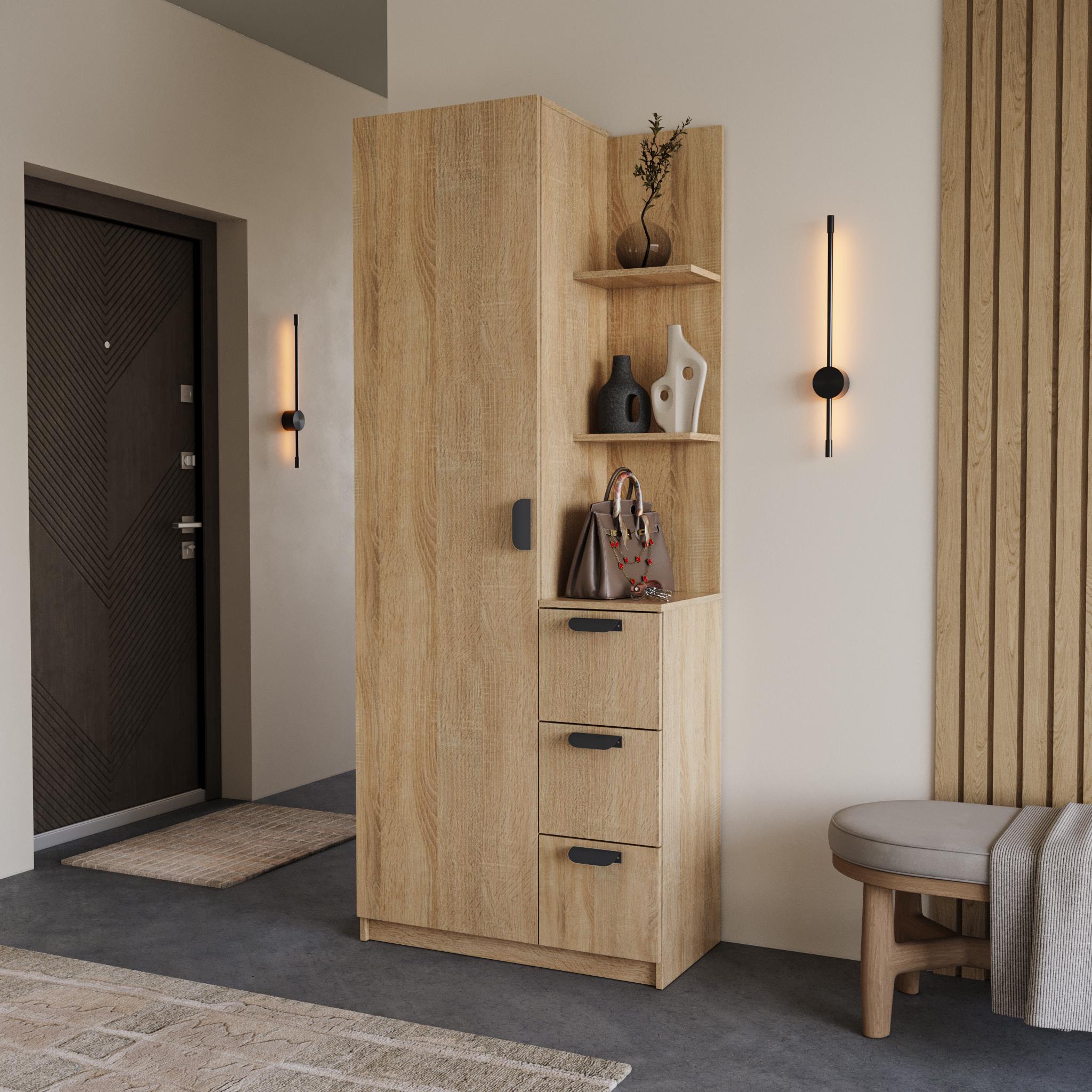 Передпокій Z-2 Left 800x2000x400 мм Дуб сонома