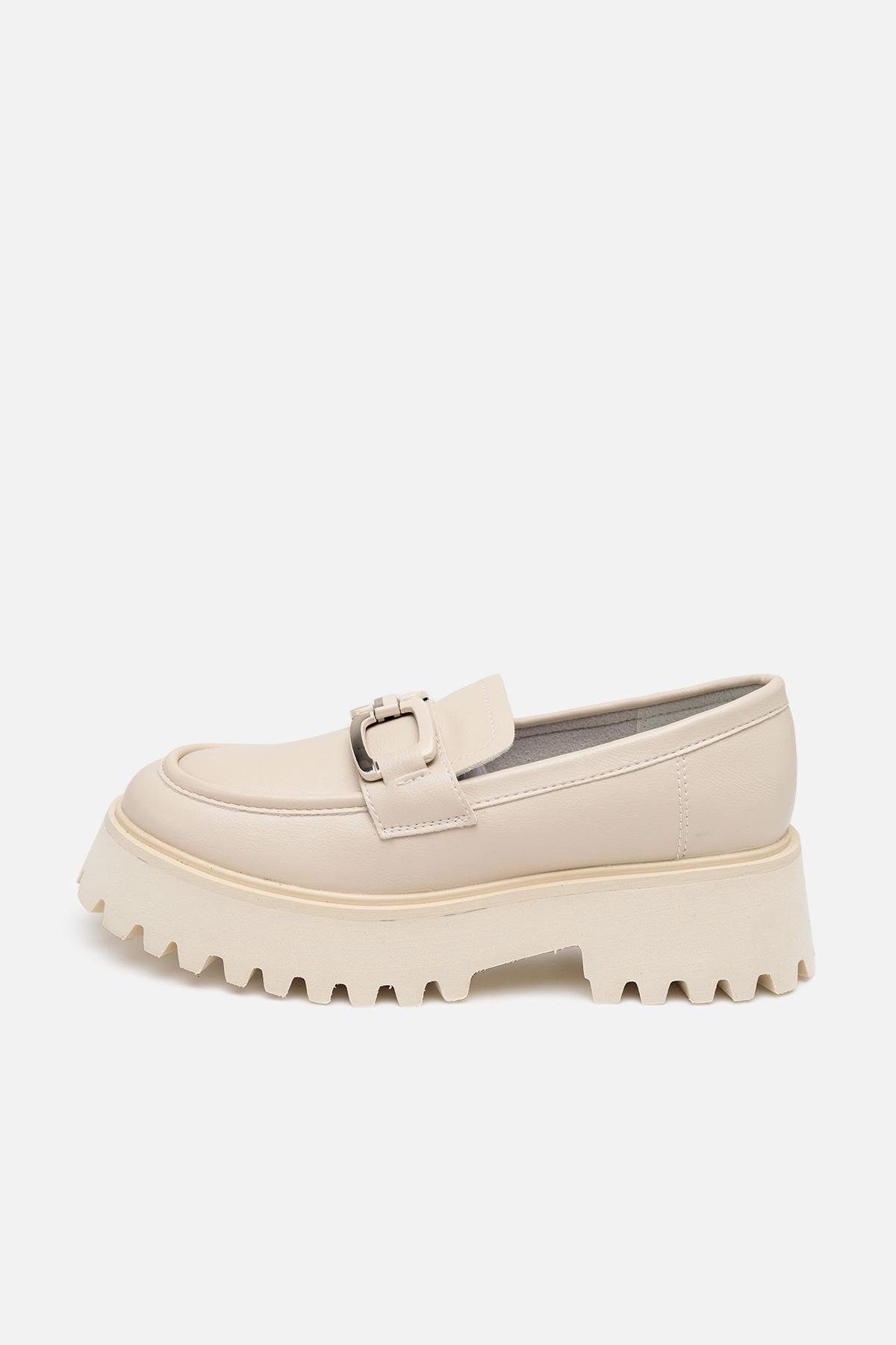 Туфлі на плоскій підошві для дівчинки р. 31 Бежевий (SKT001006059)