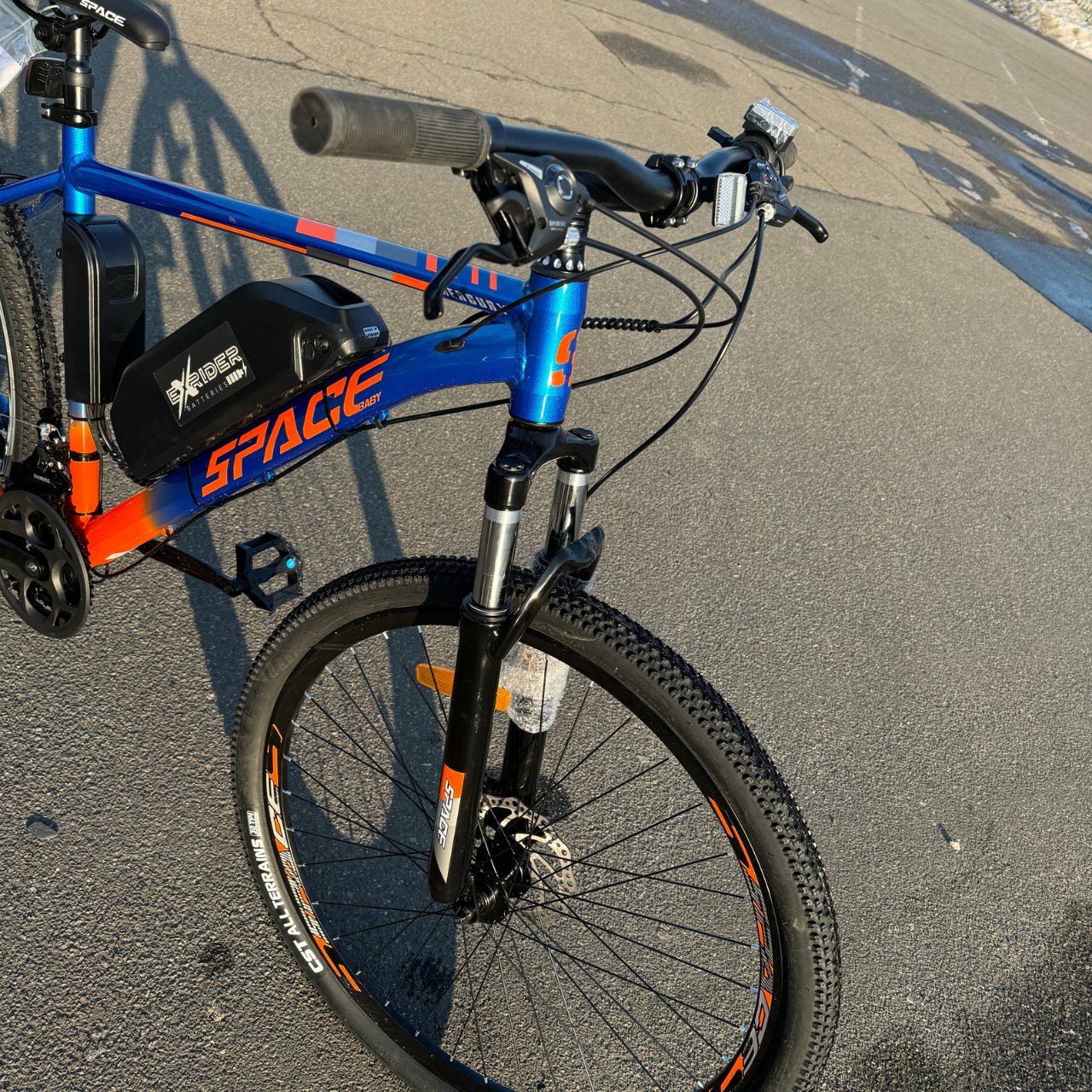 Велосипед з Е-комплектом 29" SPACE MERCURY Blue 2025 48 В 500 Вт MXSUS 10 Ah/до 35 км запас ходу - фото 3 Велосипед з Е-комплектом 29" SPACE MERCURY Blue 2025 48 В 500 Вт MXSUS 10 Ah/до 35 км запас ходу - фото 3