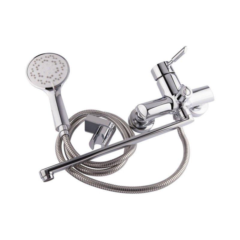 Смеситель для ванны Q-tap Elit СRM 005 New латунь Хром (QTELICRM005NEW)