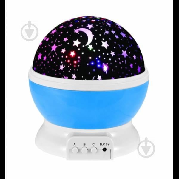 Ночник Star Master Dream Rotating Plus світильник проектор зоряного неба з USB кабелем Білий з синім (210PO169) Ночник Star Master Dream Rotating Plus світильник проектор зоряного неба з USB кабелем Білий з синім (210PO169)