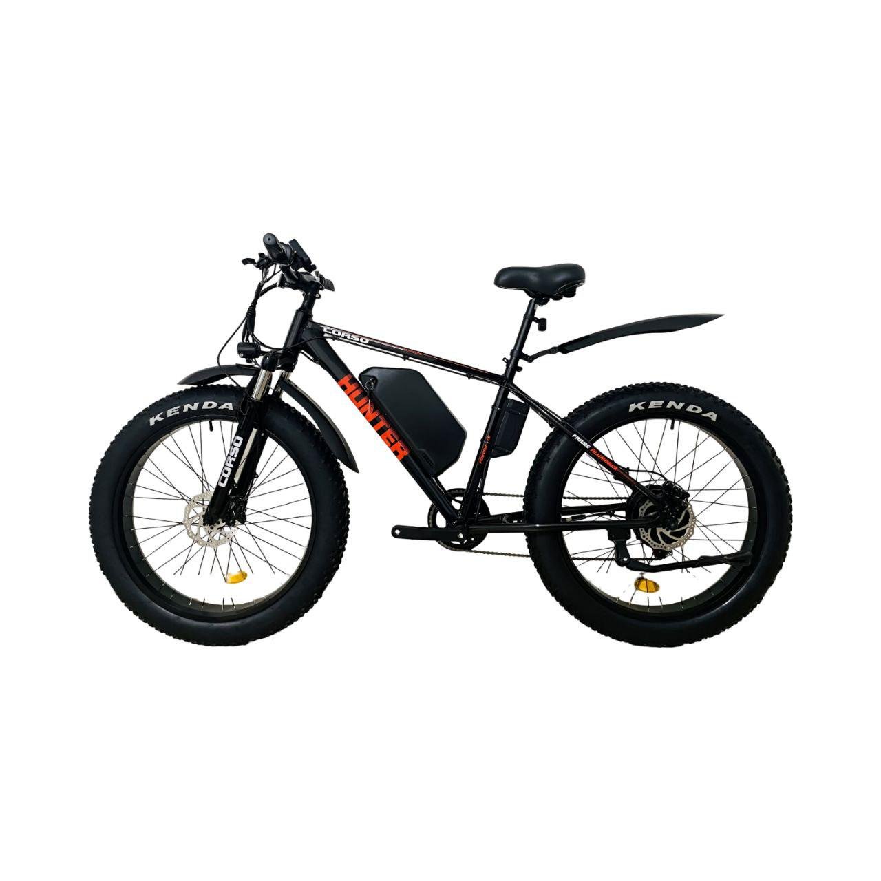 Электровелосипед Corso Hunter HR-39028 26" для взрослых мотор-колесо/литиевый аккумулятор/амортизация/дисковые тормоза (27259866) Электровелосипед Corso Hunter HR-39028 26" для взрослых мотор-колесо/литиевый аккумулятор/амортизация/дисковые тормоза (27259866)