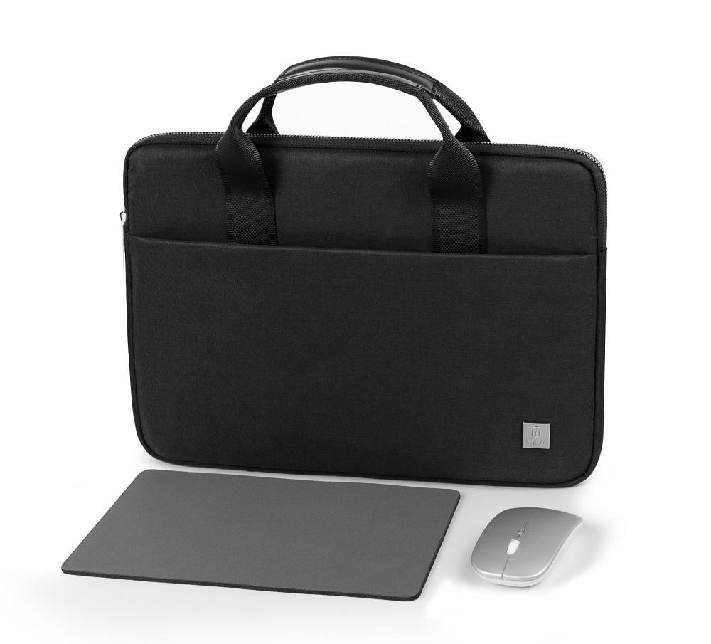Сумка для ноутбука с ковриком и мышкой WIWU 15,6" Genius Combo Set 3в1 15,6" 420x270 мм Black (6976195095845)