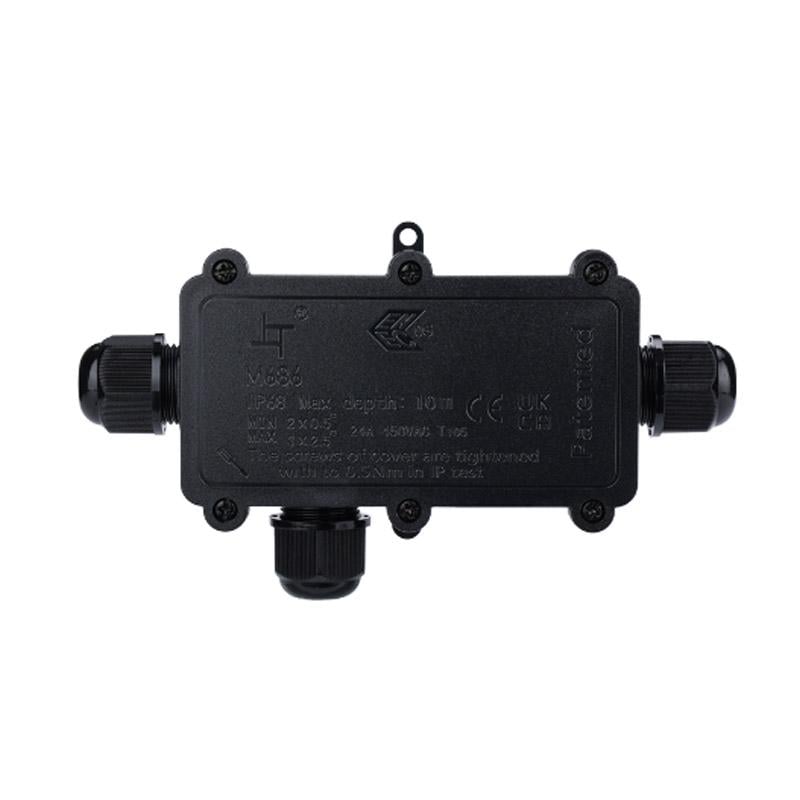 Коробка распределительная герметичная M686-3-B 2xM20 4-8 мм IP68 Коробка распределительная герметичная M686-3-B 2xM20 4-8 мм IP68