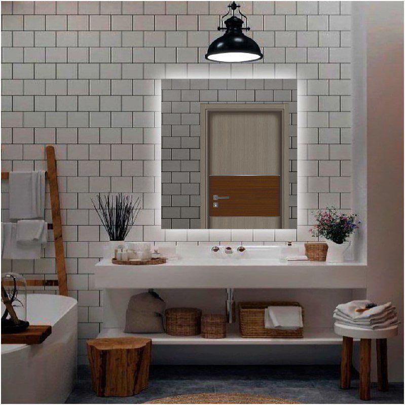 Дзеркало настінне Екватор з LED підсвічуванням по периметру DR-24 900х700х30 - фото 4