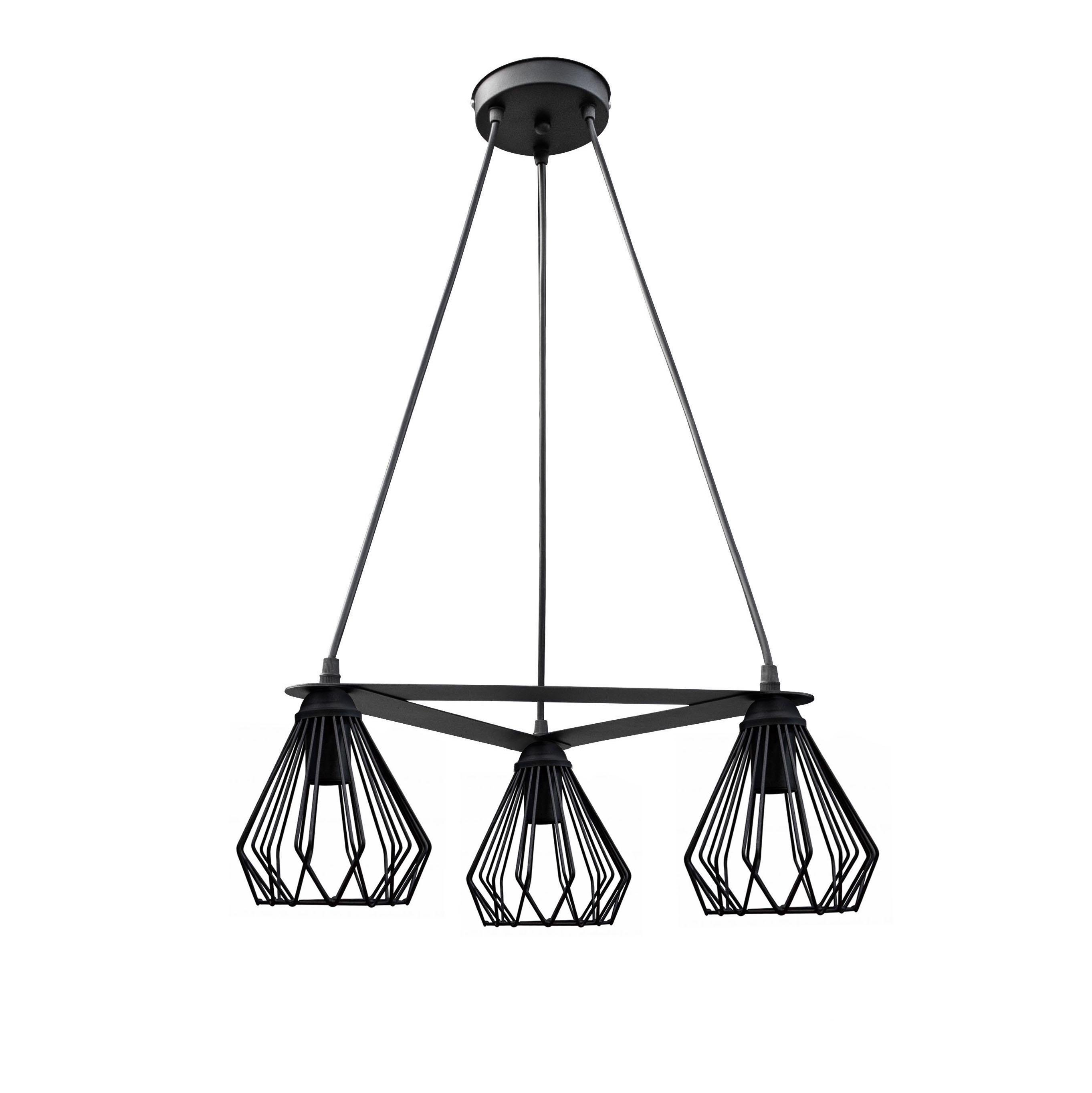 Люстра подвесная MSK ELECTRIC Silvia NL 205371-3 лофт на три плафона