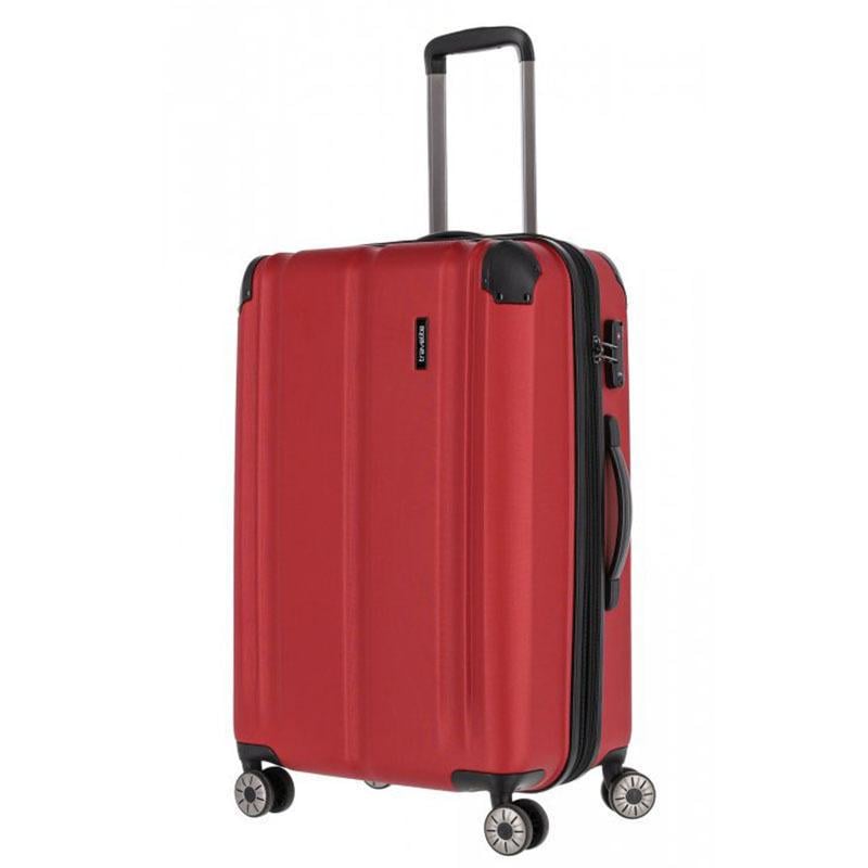 Чемодан на 4 колесах Travelite City M 78/86 л Red (TL073048-10)