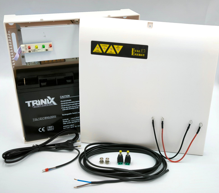 Набір резервного живлення Full Energy 12V 10A 18Аh з гелевим акумулятором Trinix (22642109)