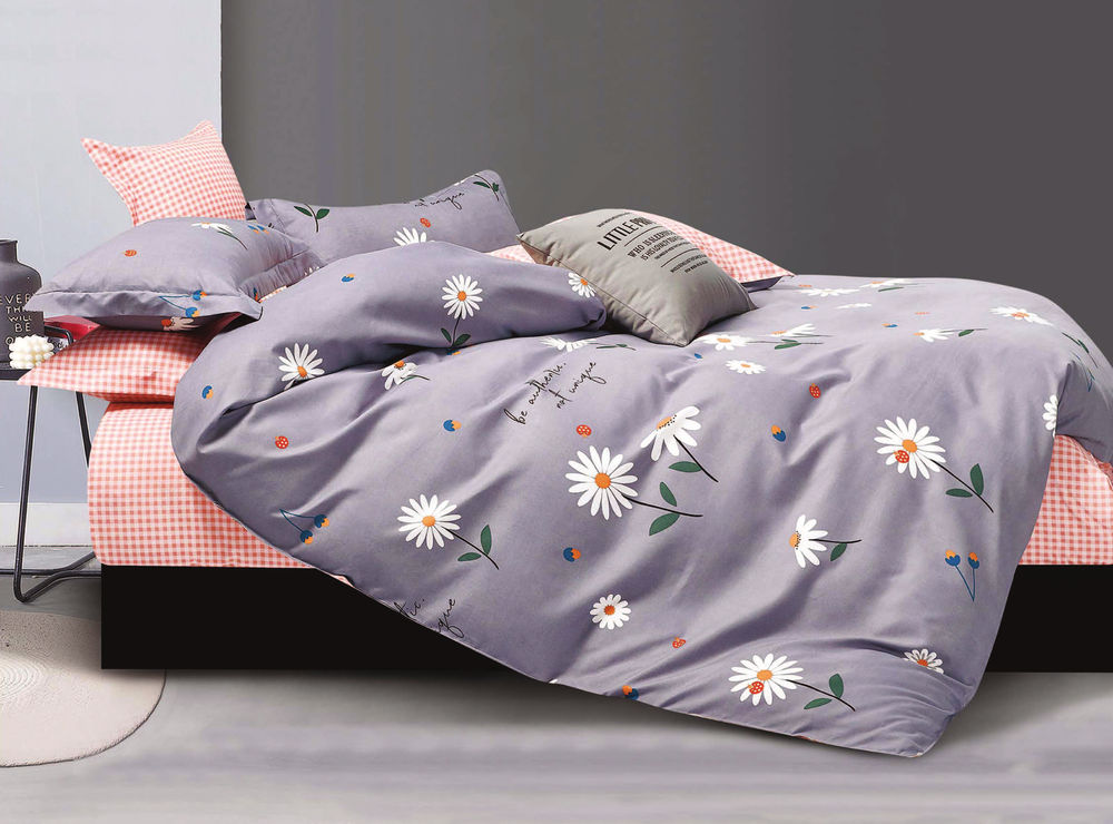 Комплект постельного белья Home comfort евро хлопок 9983216 (DR012745)