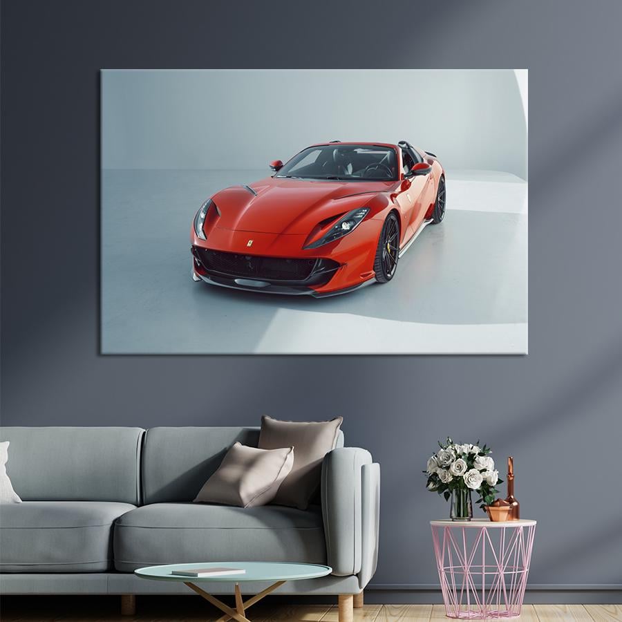 Картина на холсте Авто Ferrari 812 GTS 51x34 см (1374-1)