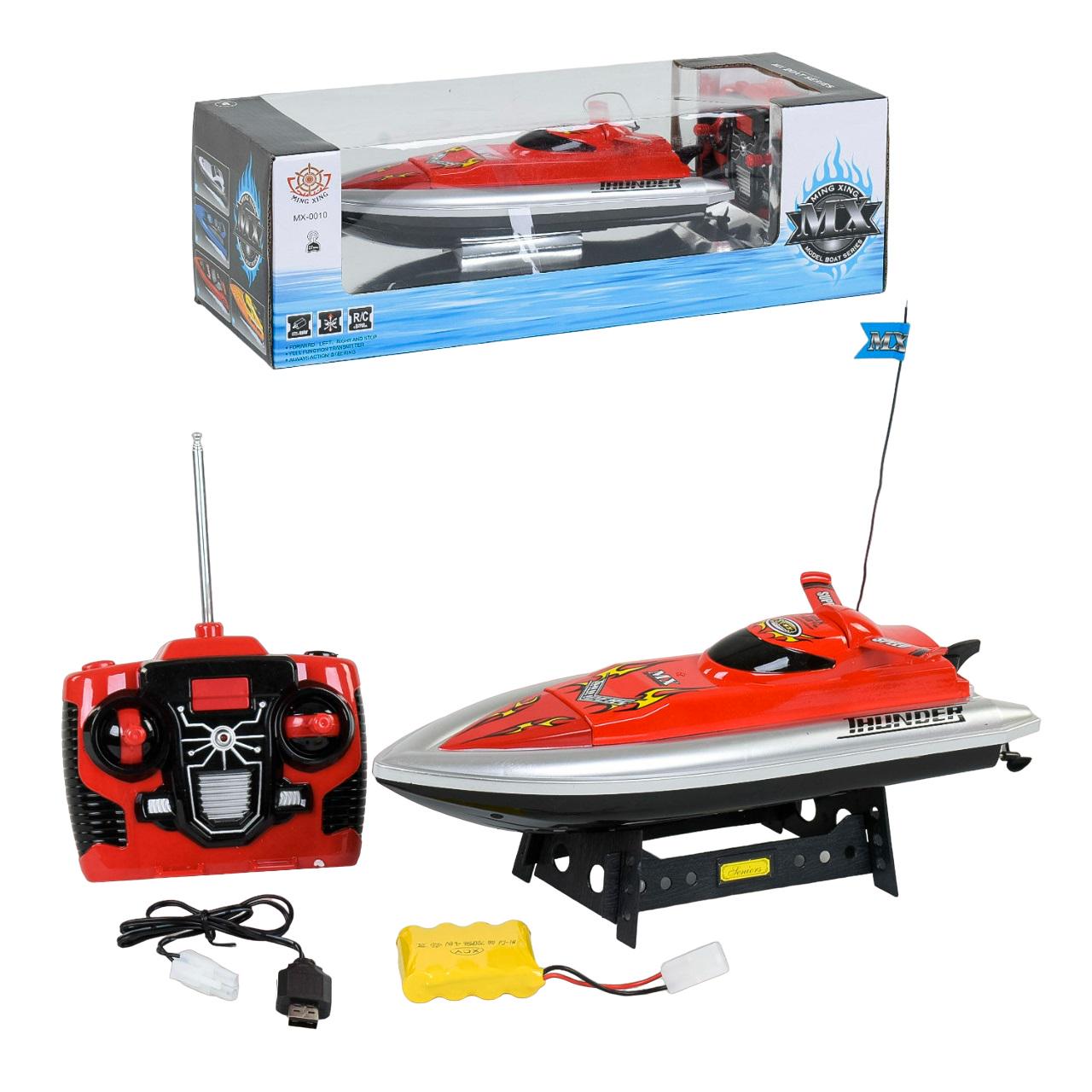 Катер на радіокеруванні ZHI MING XING із акумулятором 4,8V Red (78567) - фото 2 Катер на радіокеруванні ZHI MING XING із акумулятором 4,8V Red (78567) - фото 2