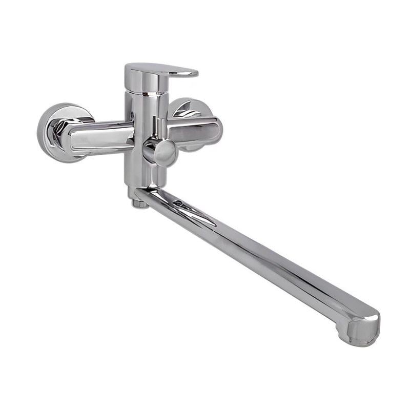 Смесители для ванны Zegor LOB7-A128 длинный нос/евро (115111)