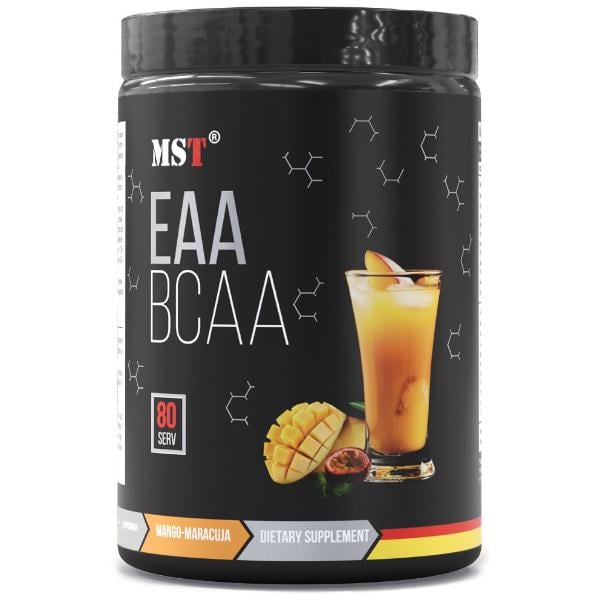 Аминокомплекс для спорта MST Nutrition BCAA EAA Zero 1040 г 80 порций Mango Passion Fruit (000023574)