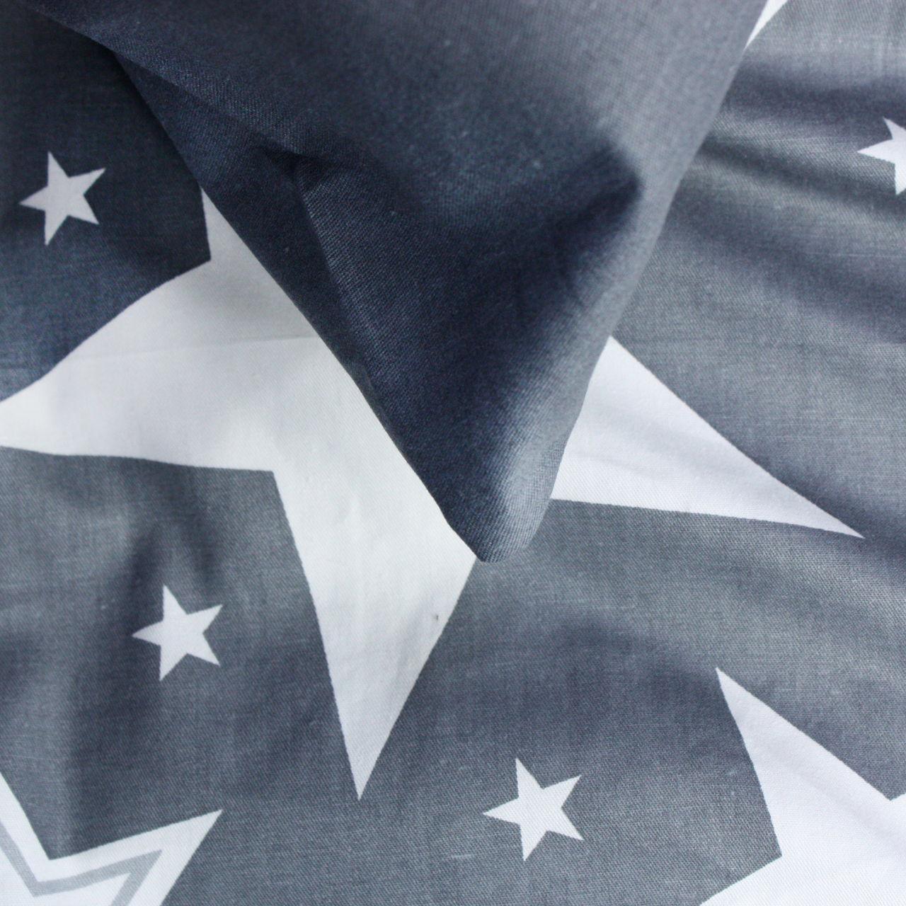 Комплект постільної білизни Еней-плюс С0231 полуторний Сірий/Білий (158751) - фото 2