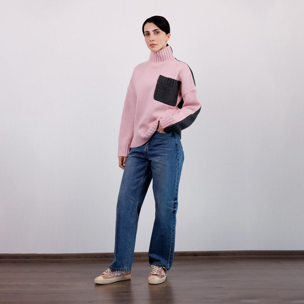 Светр жіночий JW Anderson M Рожевий (2797308434) - фото 2