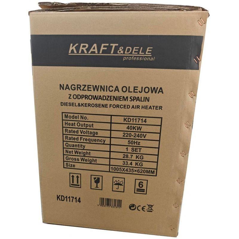 Тепловая пушка дизельная Kraft&Dele KD11714 40 кВт 56 л - фото 9