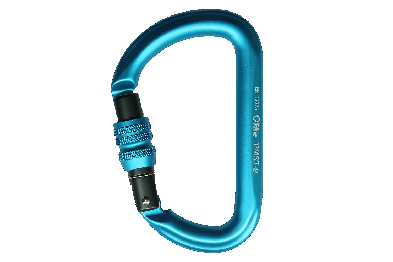 Карабин алюминиевый First Ascent TWIST B Blue (FA7011)