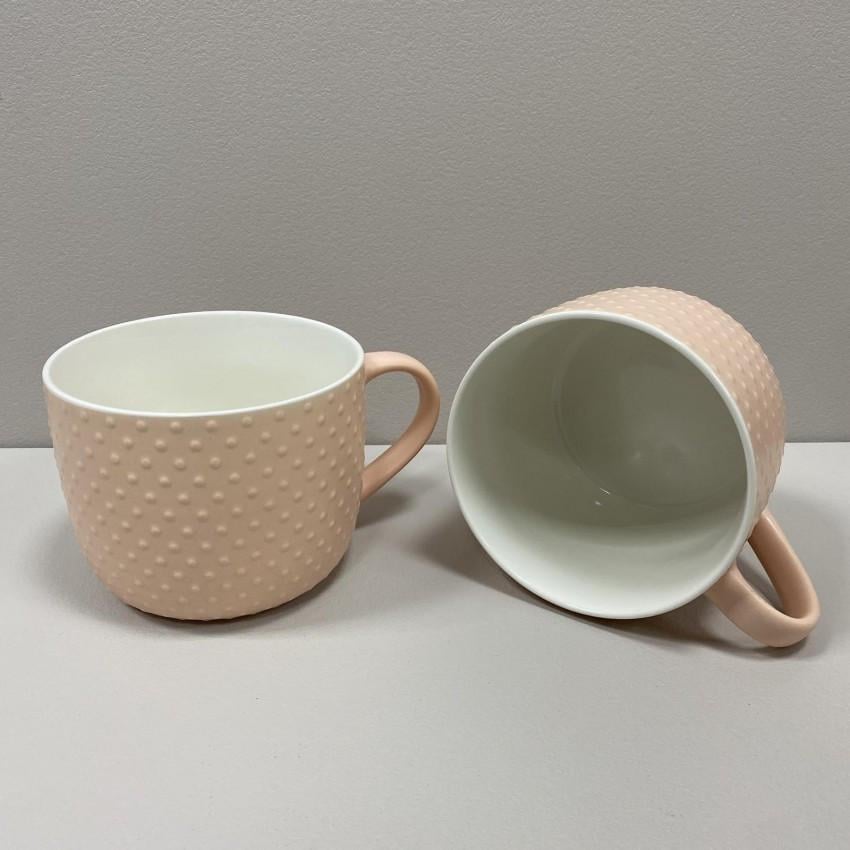 Чашка S&T 4160-68 порцелянова 1000 мл 13,2х10,1 см Персиковий - фото 4